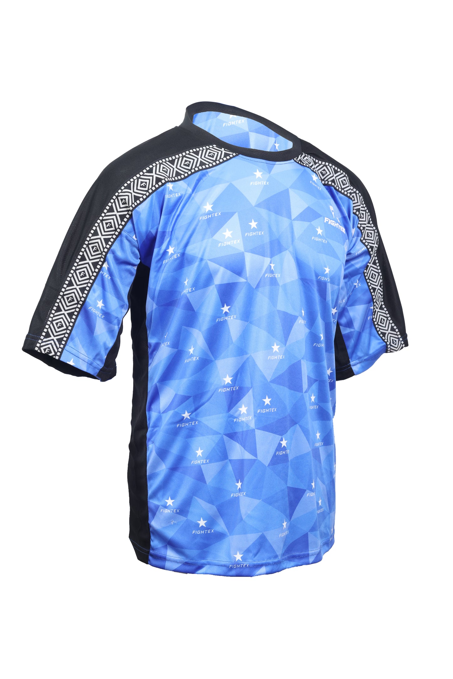 FIGHTEX Professional Light Contact Kickboxing Uniform - Blue Star Prism Edition