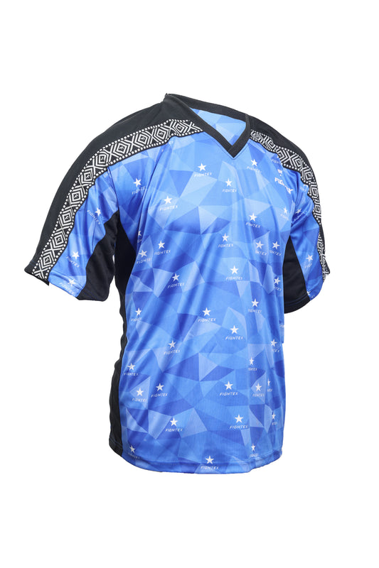 FIGHTEX Professional Point Fighting Uniform - Blue Star Prism Edition