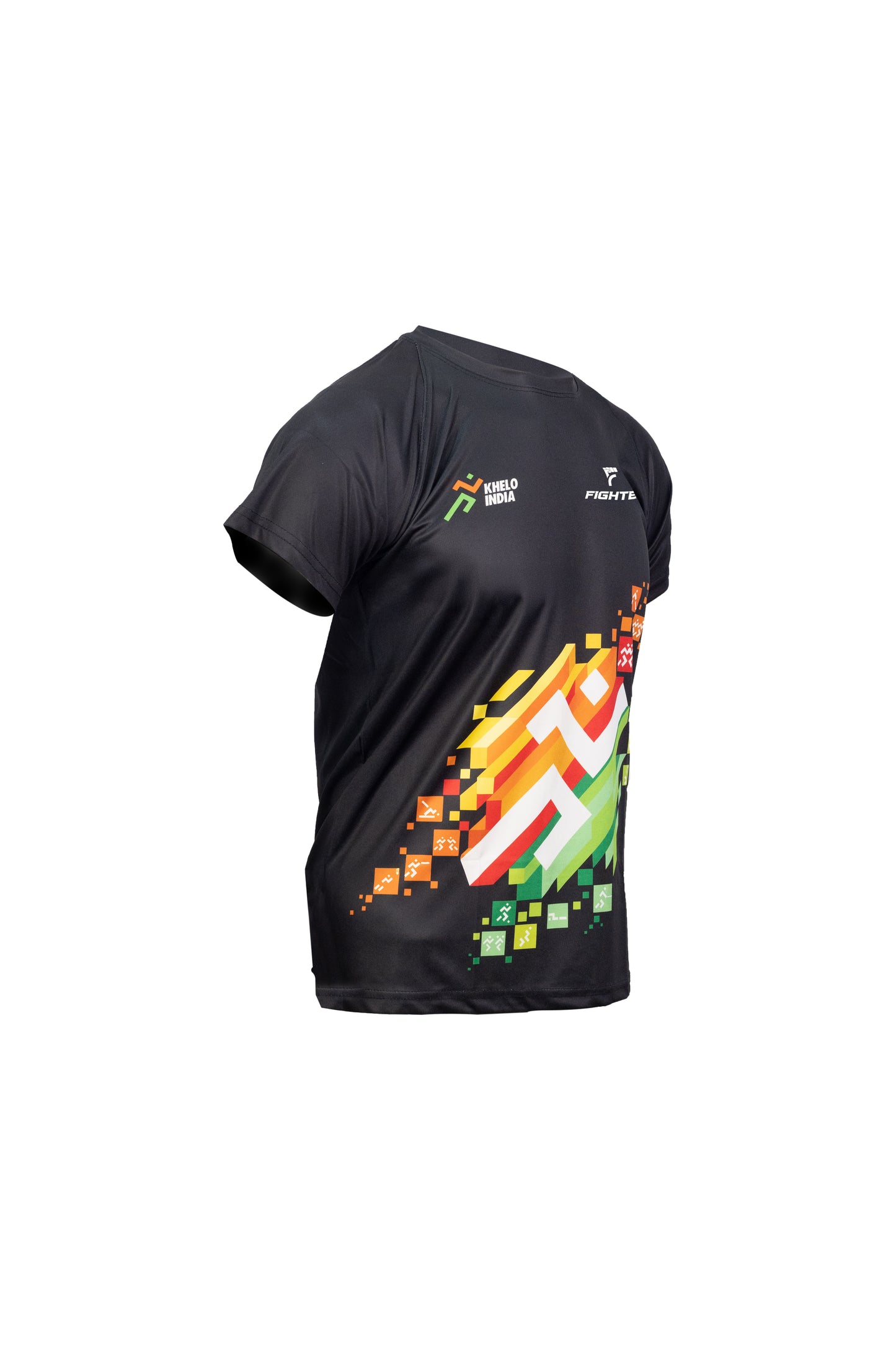 FIGHTEX KHELO INDIA ROUND-NECK T-SHIRT