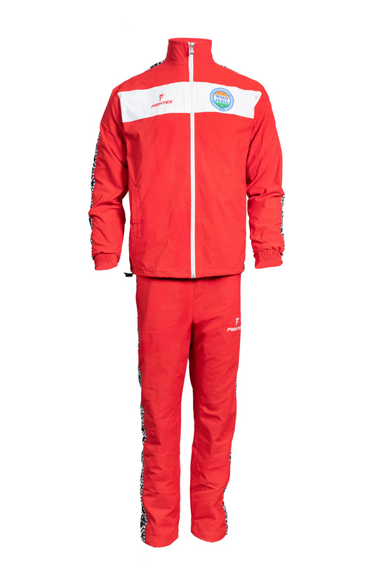 Fightex Red Training Jacket – Official WAKO Edition