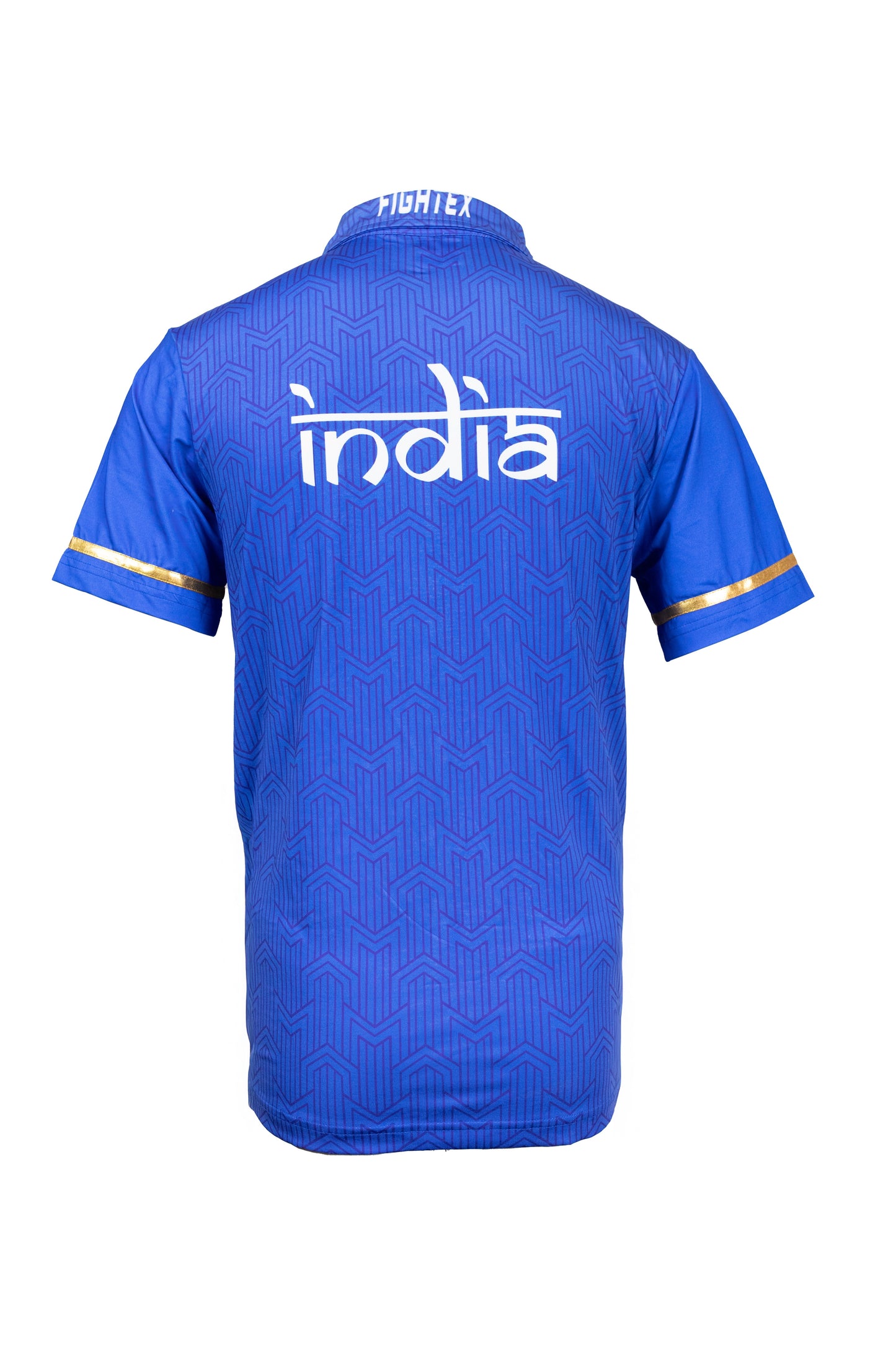Fightex Team India Blue Polo Jersey – Official WAKO Edition