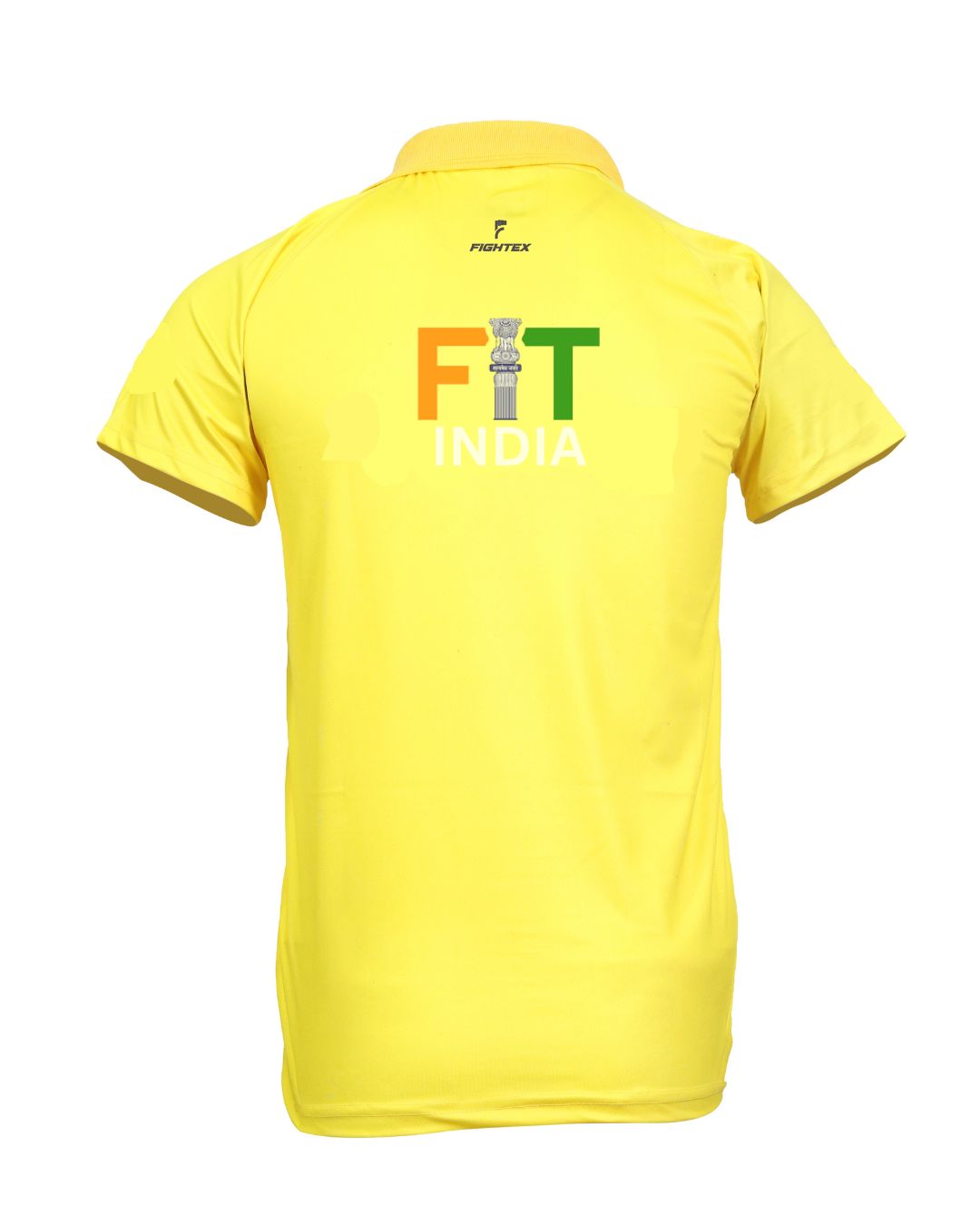 FIGHTEX OFFICIAL KHELO INDIA KICKBOXING COLLAR-NECK T-SHIRT