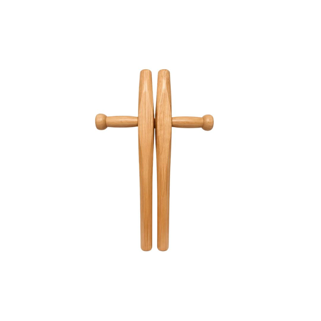 Wooden Tonfa – Traditional Martial Arts Practice Tool