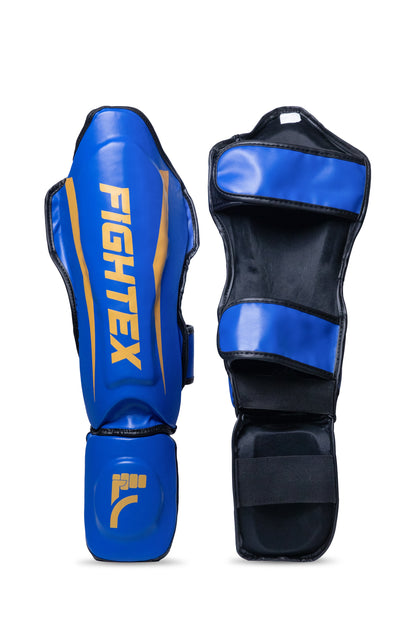 FIGHTEX Pro ShinGuards with Foot - Kickboxing Approved