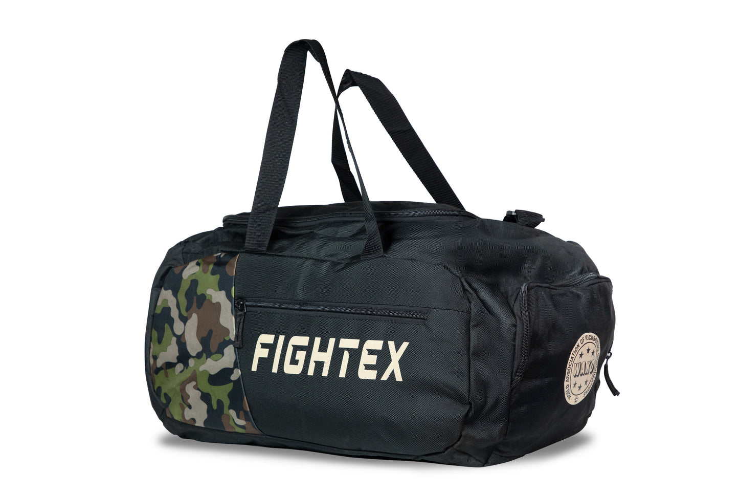 FIGHTEX Tactical Sports Duffel Bag with Shoe Compartment– Camo Edition
