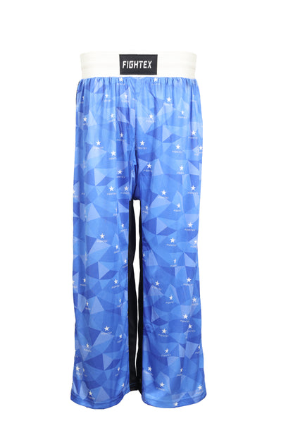 FIGHTEX Professional Light Contact Kickboxing Uniform - Blue Star Prism Edition