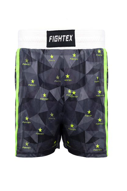 FIGHTEX Official Kick Light Uniform - Black Star Prism Sleeveless Training Set