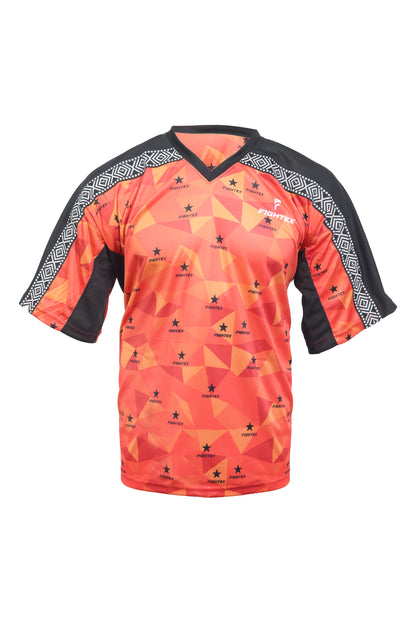 FIGHTEX Professional Point Fighting Uniform - Red Star Prism Edition