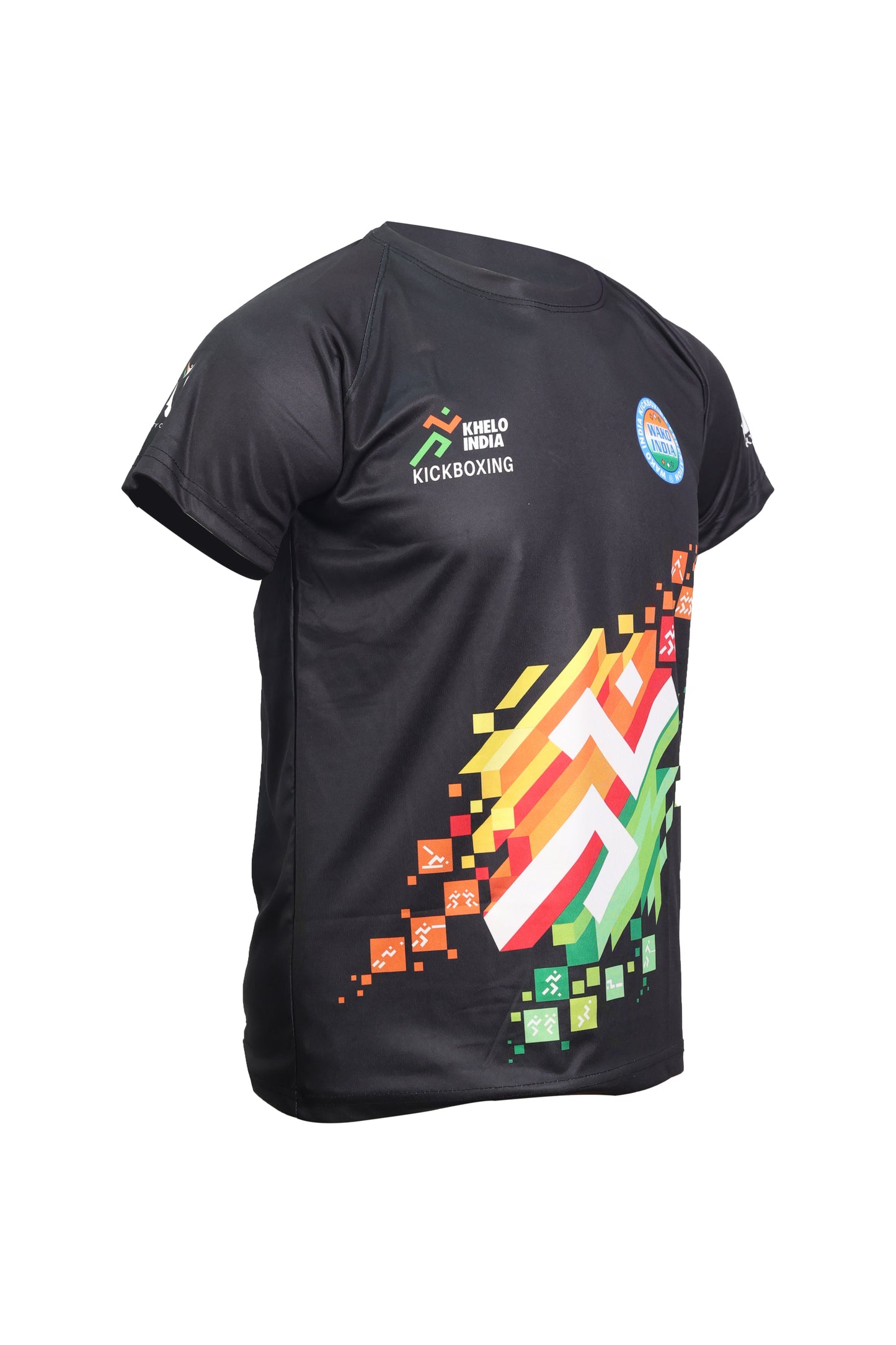 FIGHTEX KHELO INDIA & WAKO INDIA ROUND-NECK T-SHIRT