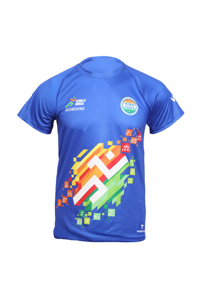 FIGHTEX KHELO INDIA & WAKO INDIA ROUND-NECK T-SHIRT