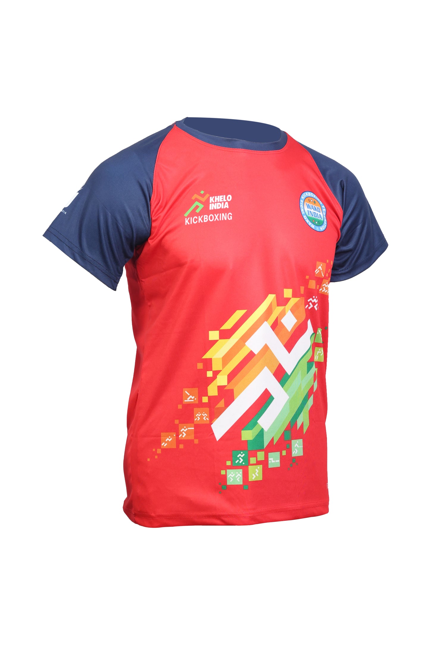 FIGHTEX KHELO INDIA & WAKO INDIA ROUND-NECK T-SHIRT