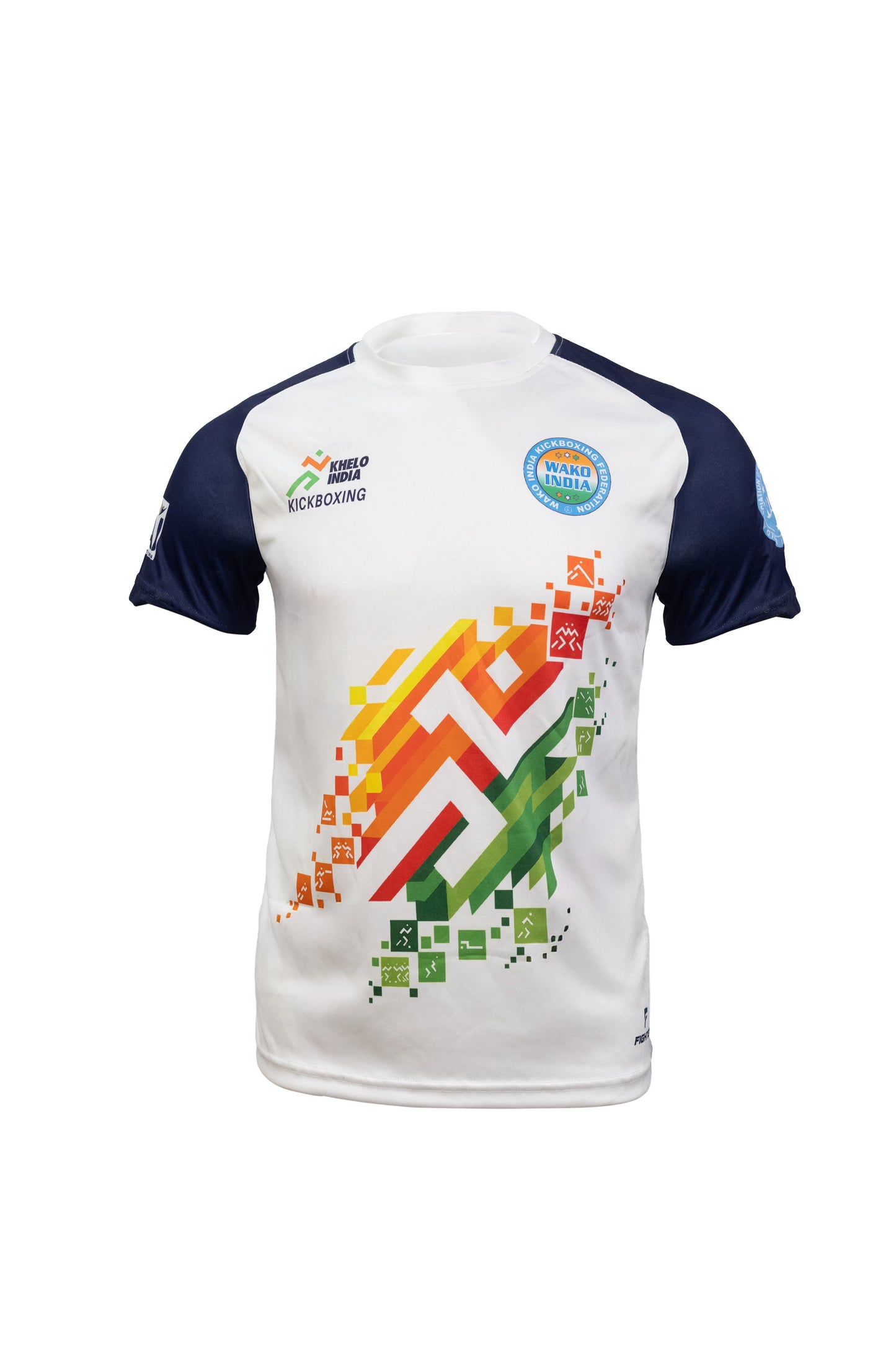 FIGHTEX KHELO INDIA & WAKO INDIA ROUND-NECK T-SHIRT