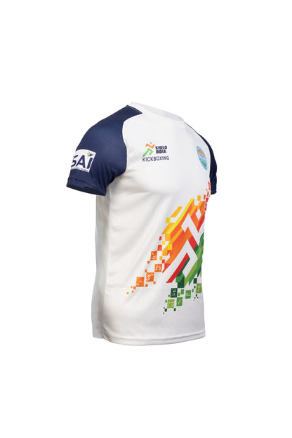 FIGHTEX KHELO INDIA & WAKO INDIA ROUND-NECK T-SHIRT