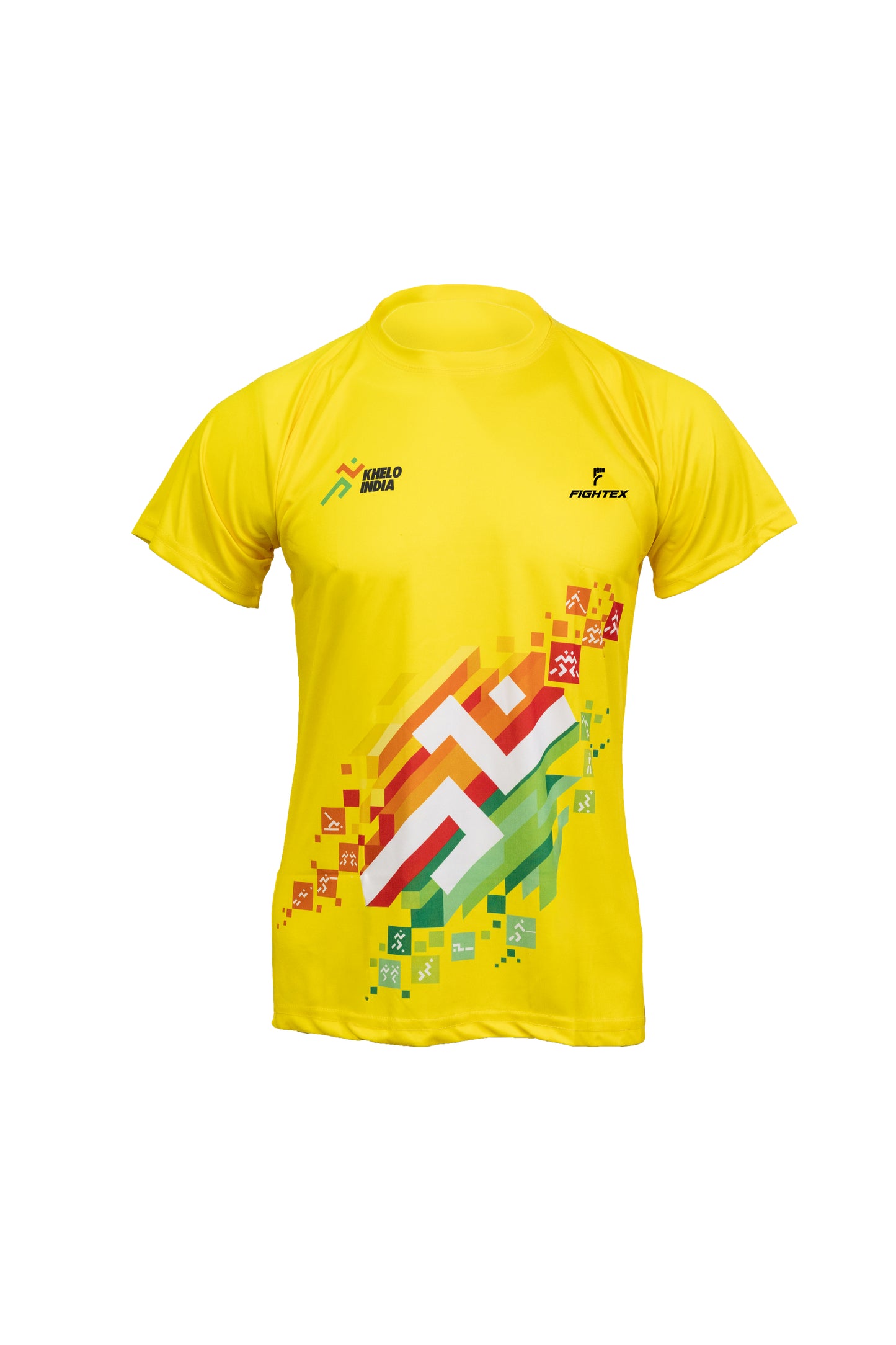 FIGHTEX KHELO INDIA ROUND-NECK T-SHIRT