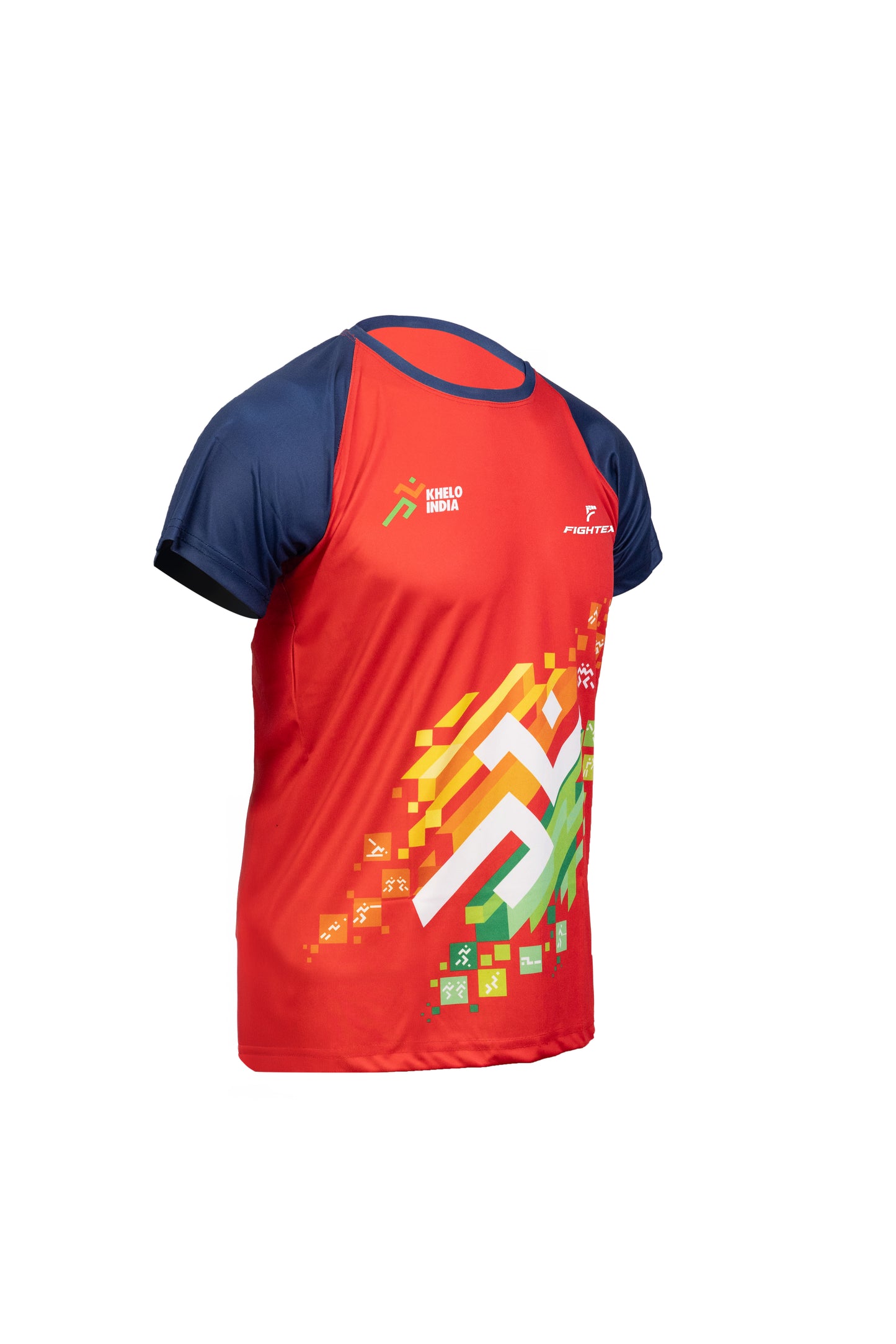 FIGHTEX KHELO INDIA ROUND-NECK T-SHIRT