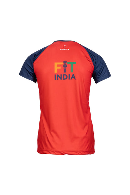 FIGHTEX KHELO INDIA ROUND-NECK T-SHIRT