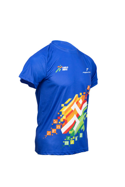 FIGHTEX KHELO INDIA ROUND-NECK T-SHIRT
