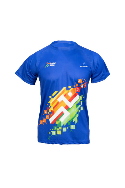 FIGHTEX KHELO INDIA ROUND-NECK T-SHIRT