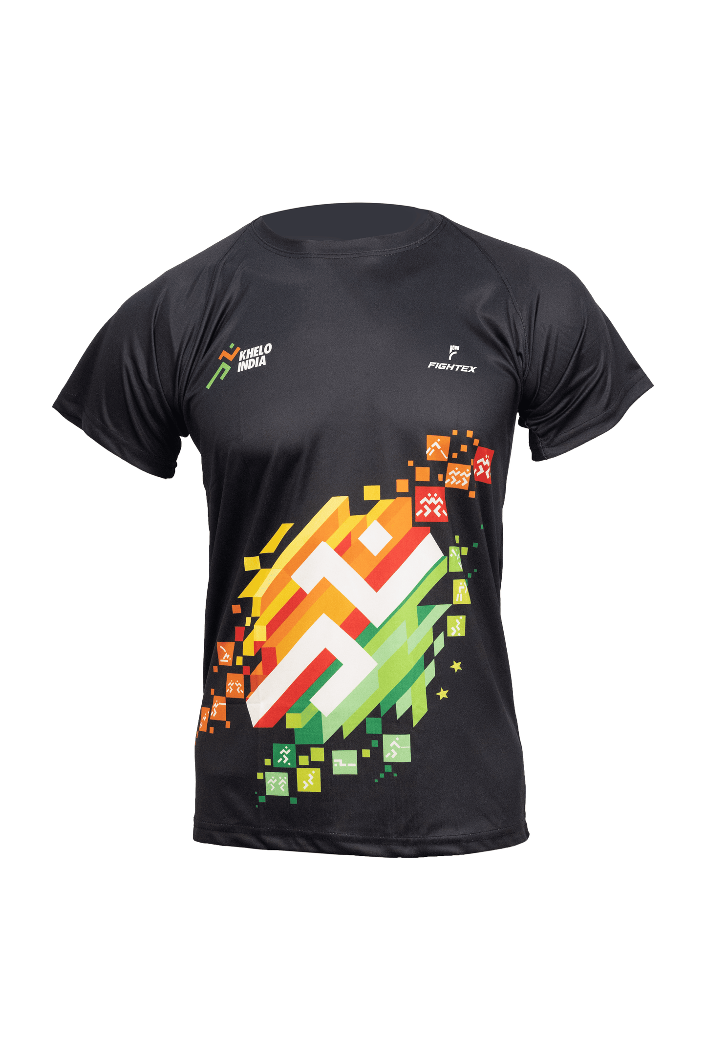 FIGHTEX KHELO INDIA ROUND-NECK T-SHIRT