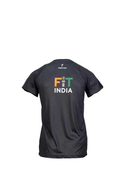 FIGHTEX KHELO INDIA ROUND-NECK T-SHIRT