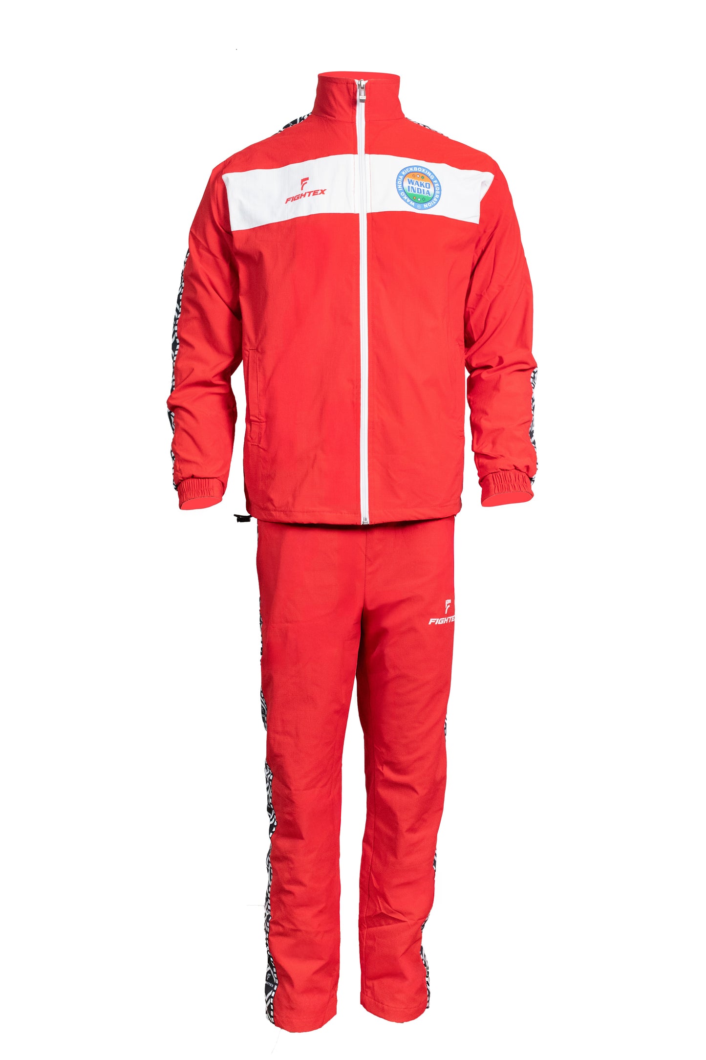 Fightex Red Training Jacket – Official WAKO Edition