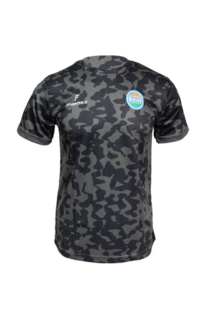 Fightex Red Camo Training T-Shirt – Official WAKO Edition