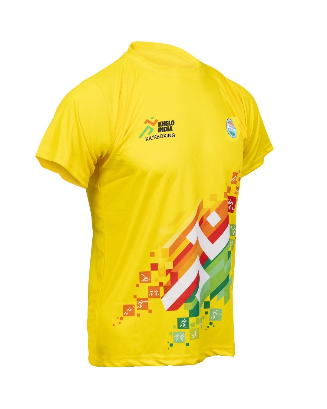 FIGHTEX KHELO INDIA & WAKO INDIA ROUND-NECK T-SHIRT