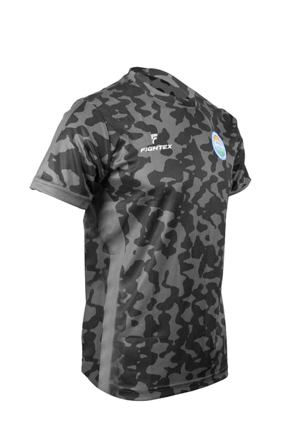 Fightex Red Camo Training T-Shirt – Official WAKO Edition